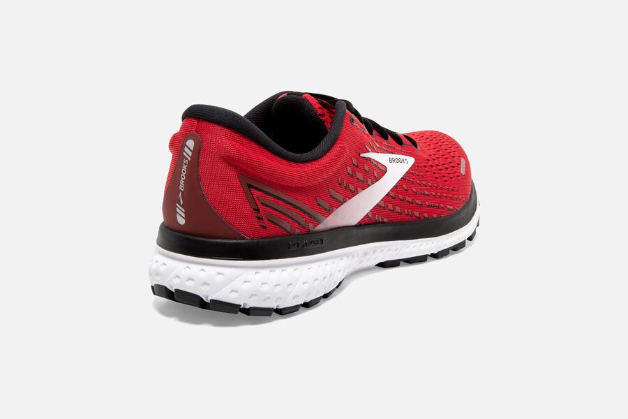 Ghost 13 Road Brooks Running Shoes NZ Mens - Red/White - UFTXYB-416